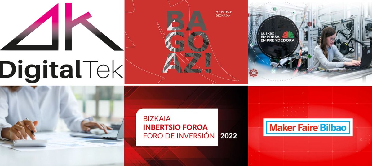 #BizkaiaEgiten

En nuestra agenda :

2⃣8⃣  #DigitalTek
2⃣8⃣  Jornada novedades #fiscales I+D+i
3⃣0⃣  #BIOK! #BizkakiaGovTech  ⌛️
0⃣1⃣  #ConcursoE_Mprende 
0⃣2⃣  #BizkaiaForoDeInversión
0⃣3⃣  #MakerFaireBilbao #BBDW22

ow.ly/jObm50LB2F3 #BeazBizkaia