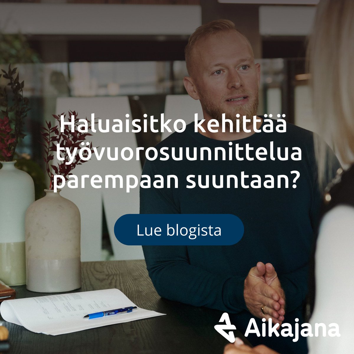 VismaFinland's tweet image. Haluatko kehittää yrityksesi työvuorosuunnittelua parempaan suuntaan?

Katso tästä asiantuntijamme vinkit siitä, mitä kaikkea siinä kannattaa huomioida. 👇

visma.fi/blog/lyhyt-opa…