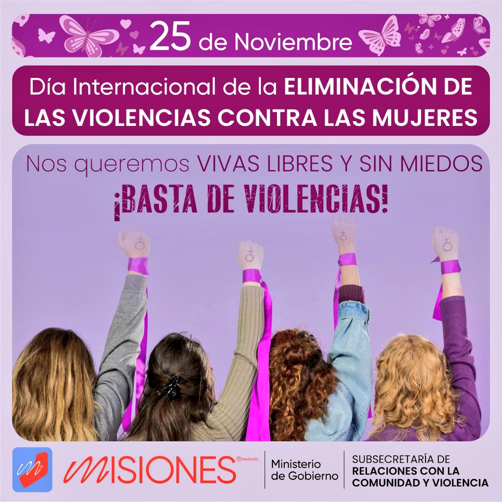 En el #DíaInternacionaldelaEliminacióndelaViolenciaContralaMujer reflexionemos y tomemos conciencia que la violencia es una problemática que requiere de todos. #INVOLUCRATE
Trabajando juntos podemos frenarla, erradicarla y construir una sociedad más justa con #BuenosTratos.