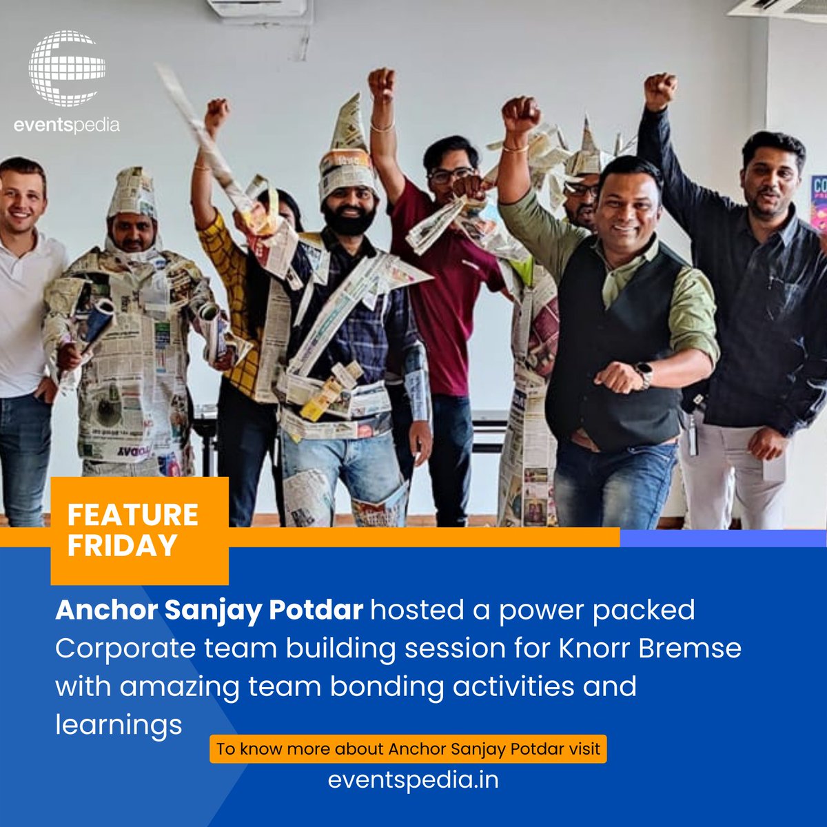 Eventspedia_Ind's tweet photo. Check out this week's "Feature Friday" segment featuring the work done by our most trusted &amp; reliable listed partners.

To showcase your work &amp; for promotions please connect with us at support@eventspedia.in

#sanjaypotdar #teambonding #vj #visualjockey #crewit #drumcircle #emcee https://t.co/jMUGqPTCKa
