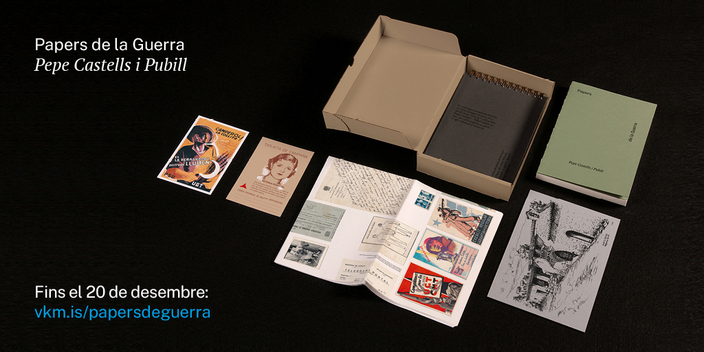 📔No us podeu ni imaginar la quantitat de detalls que comprèn el relat d'en Pepe: anava relatant el seu dia a dia, el compartia amb la família a través de correspondència i també il·lustrava.

#PapersdelaGuerra és una experiència de descoberta i valentia👉vkm.is/papersdeguerra