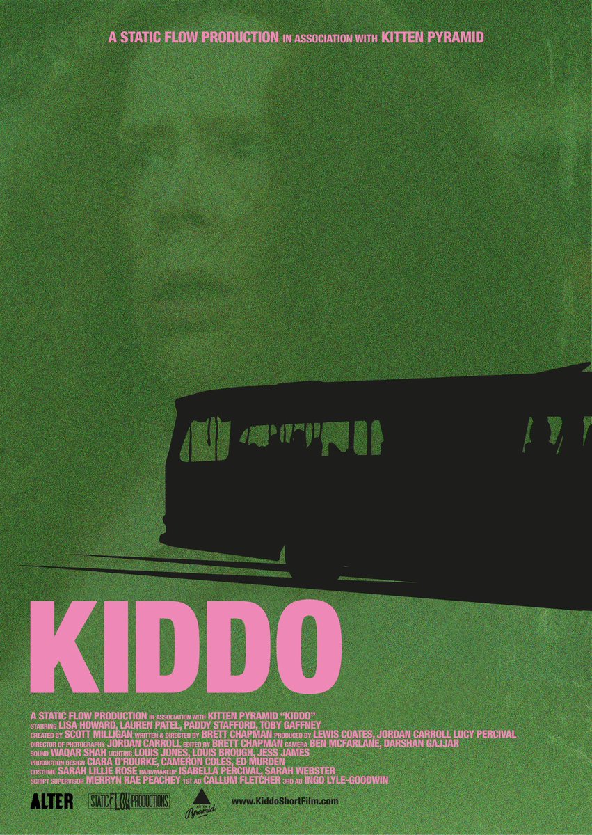 Very excited to share our poster and the news that my new film <a href="/KiddoShortFilm/">Kiddo</a> is going to have its digital premiere with <a href="/WatchALTER/">ALTER</a> on December 29th.