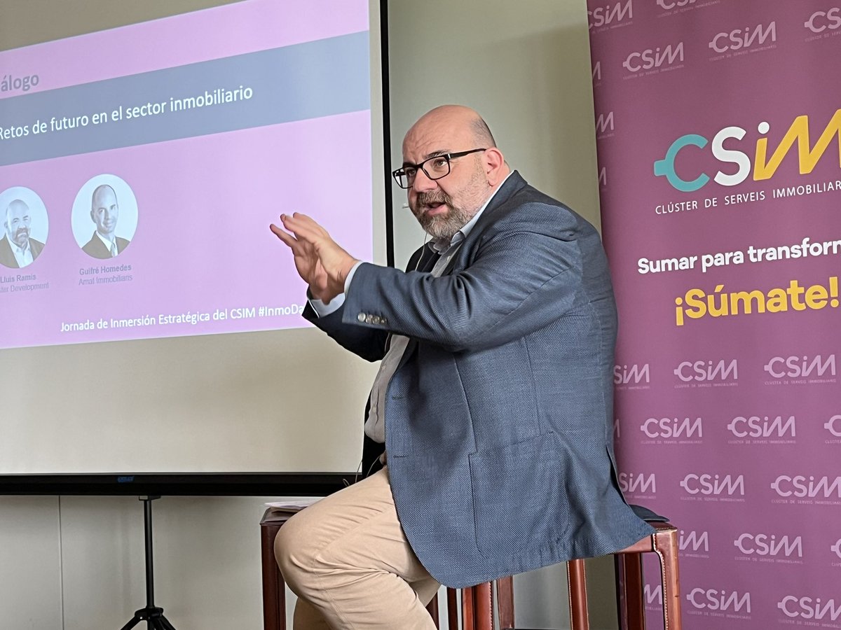 Cluster de Servicios Inmobiliarios (@csimcluster) on Twitter photo Ahora debatimos los retos a futuro del sector inmobiliario desde el punto de vista de modelo, masa crítica, talento y tecnología @amat_cat <a href="/CLUSTER_DVLPMT/">CLUSTER DEVELOPMENT</a> #InmoDate2022 Ahora debatimos los retos a futuro del sector inmobiliario desde el punto de vista de modelo, masa crítica, talento y tecnología @amat_cat <a href="/CLUSTER_DVLPMT/">CLUSTER DEVELOPMENT</a> #InmoDate2022