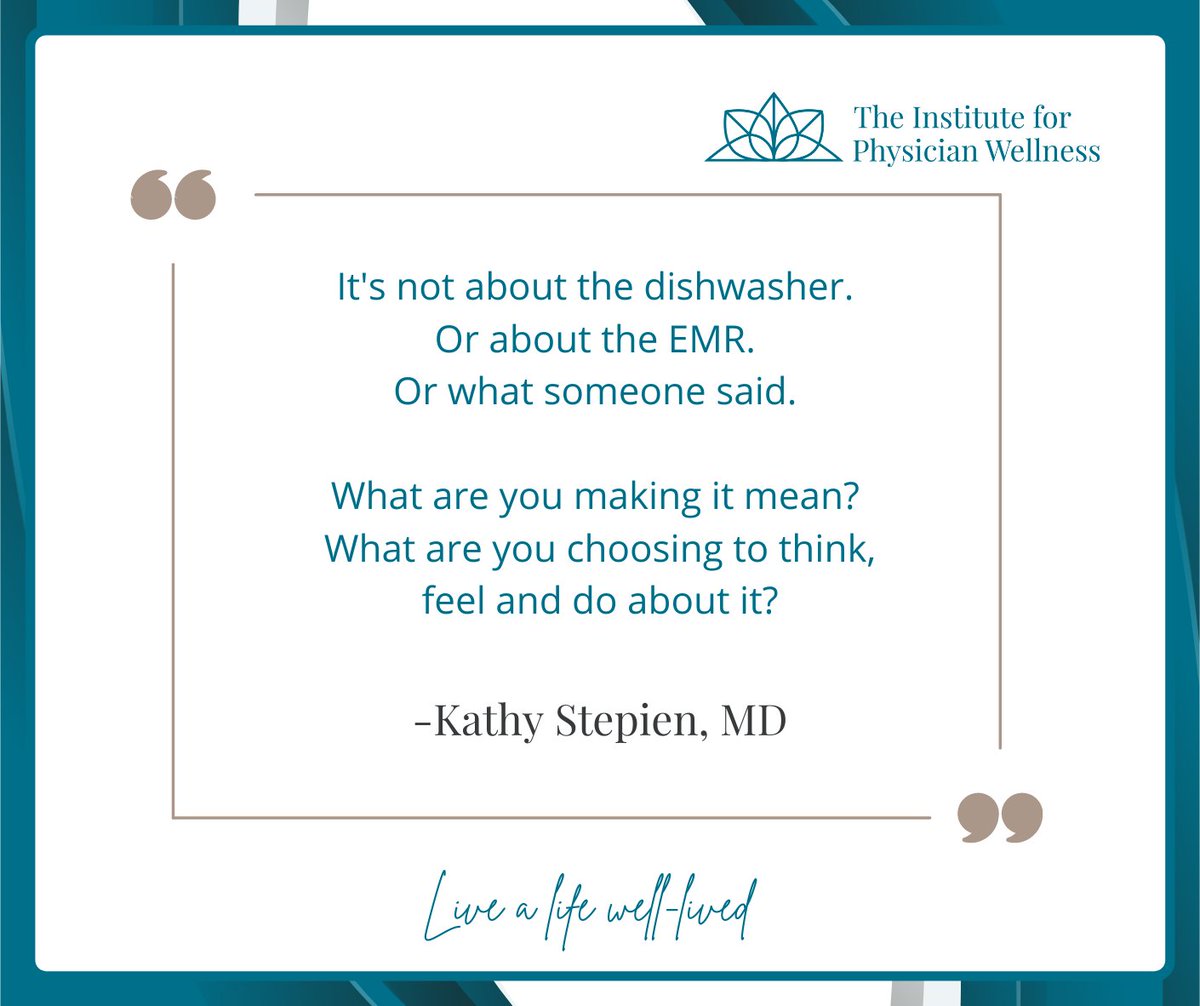 The Institute for Physician Wellness tweet media
