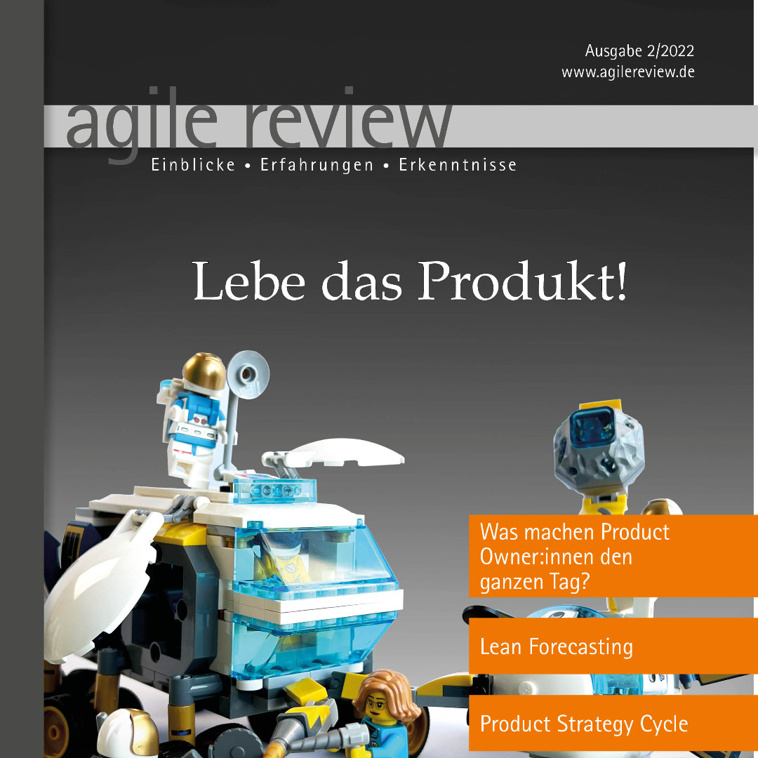 Für alle Leseratten: In der aktuellen Ausgabe der agile review steht das Produkt im Vordergrund. In den Artikeln beleuchten wir z.B. die Rolle &amp; den Kontext von ProductOwner:innen,  den Product Strategy Cycle und vieles mehr. 

Hier gehts zur Leseprobe: to.it-agile.eu/9tw3