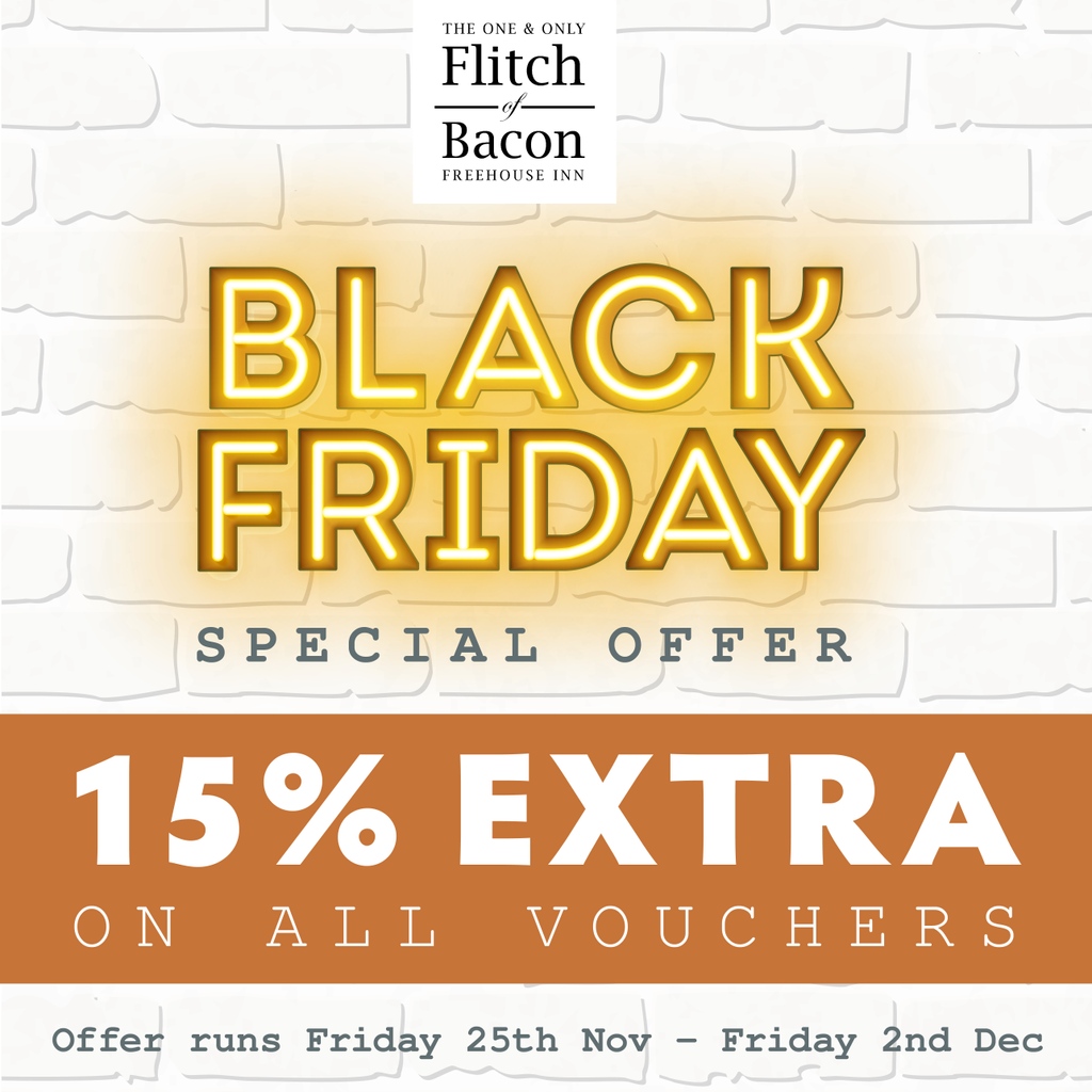 From Black Friday for 1 week only, purchase a voucher from our website for any value and we'll add 15% on top to give you an extra special fine dining experience with us.⁠
⁠
Click the link in the bio to access the website and purchase.⁠
⁠
#BlackFriday #BlackFridayDeal