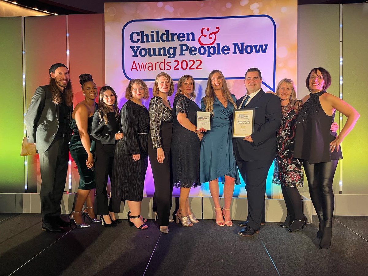 BKDonagh's tweet photo. Very proud that @VictimSupport were awarded the Children &amp; Young People Charity Award at the #CYPNowAwards last night- Thank you @cypnow. This is testament to the hard work of all of our incredible staff &amp; volunteers, who go above and beyond to provide high quality support to CYP https://t.co/GahUO1bBhP