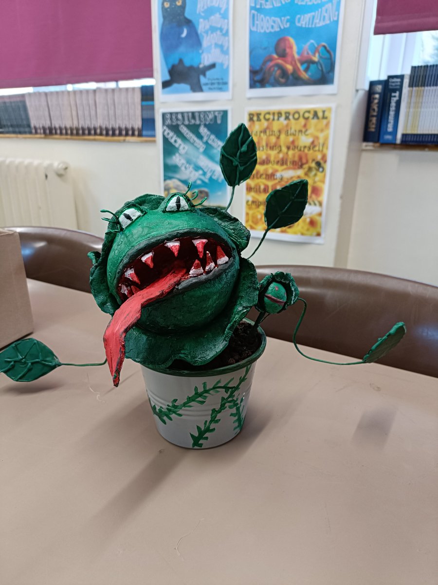 SheringhamHigh's tweet image. Year 7 English students have created some wonderful competition entries for the Warner Brothers Studios "Harry Potter plant competition".  They had to design and create a plant with magical powers. We received a special commendation as runners up.  Well done year 7!