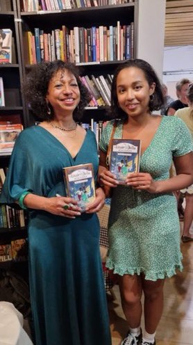 @Booktrust The very fabulous Lizzie and Belle Mysteries written by @OjiBrown73 and illustrated by @SimDougie and published by @FarshoreBooks. This pic was taken at the launch party at @newbeaconbooks in the summer! Happy memories.