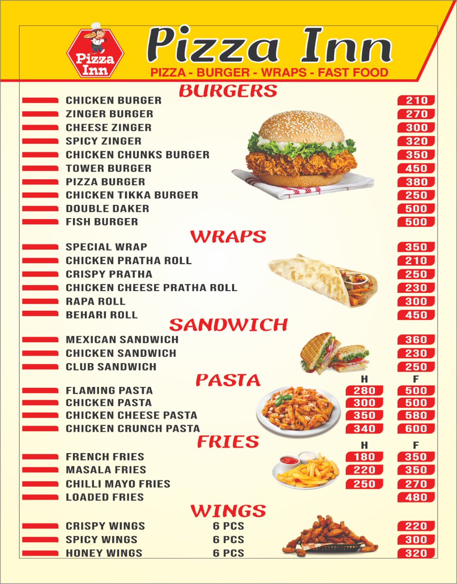 pizzainn_02's tweet photo. MENUE https://t.co/rkWtpbvjlu