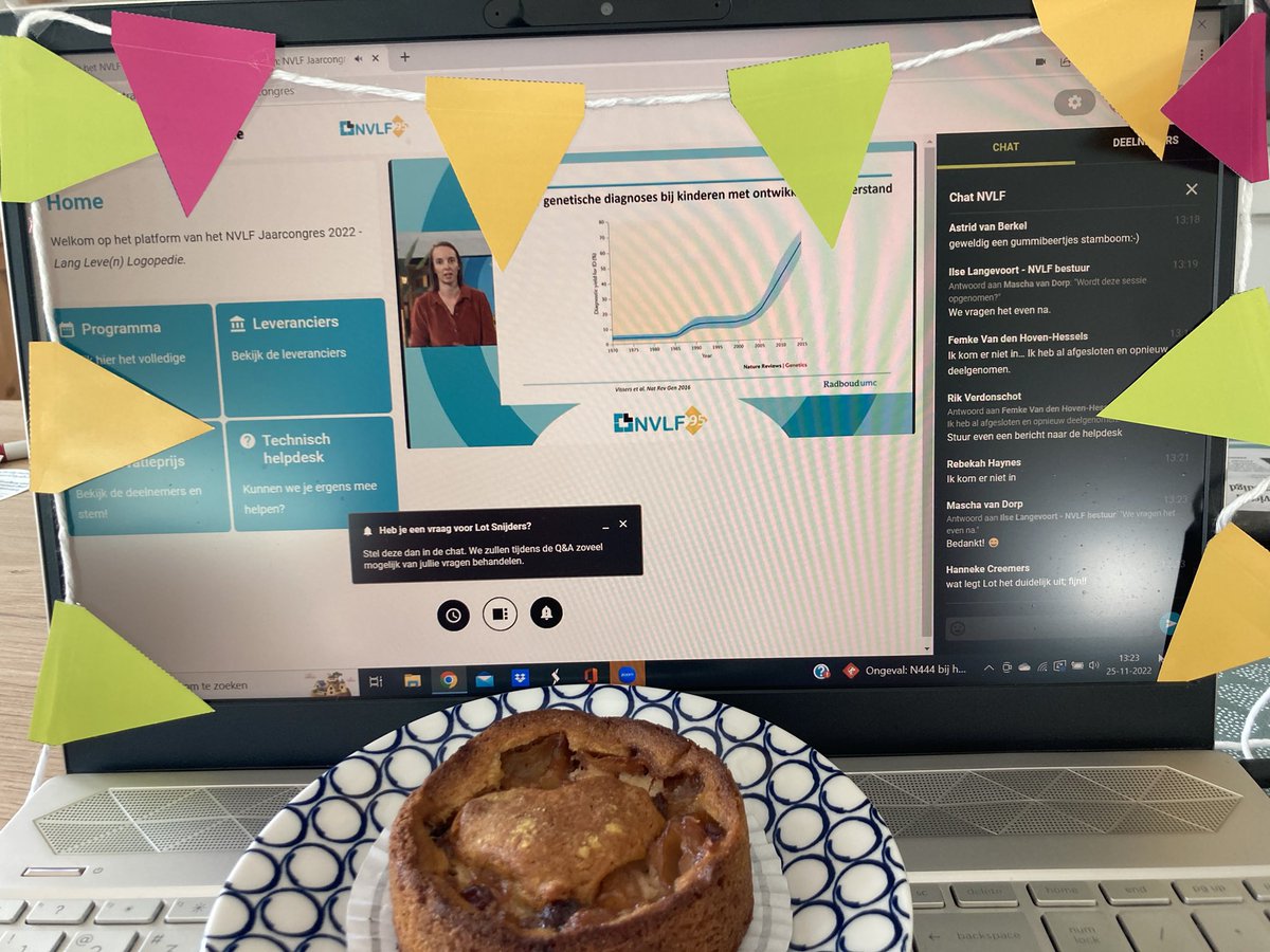 Hiep hiep hoera @NVLF 95 jaar 🎉Lang leve(n) logopedie. Dit vieren we met interessante sprekers en workshops tijdens online #jaarcongresNVLF  Team Logopedie <a href="/GGDZW/">GGD ZW</a> neemt ook deel.