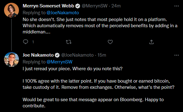 rich_rdctd's tweet image. @JoeNakamoto @MerrynSW 

Joe, I'm not knocking your enthusiasm for engaging in discourse with Merryn, but lets get some things clear. Merryn specifically picks points that are easily refuted or at least disingenuous, pedantic or ignorant in order to rile up Bitcoiners. 

#bitcoin