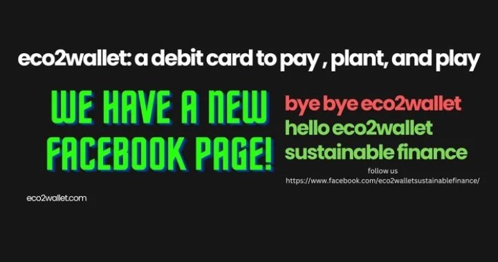eco2wallet's tweet photo. Follow us and show your love for a sustainable fintech ♻️💚🌳
https://t.co/sSpVan3K8x

#Sustainability #fintech #sustainablefintech #followus #sustainablefinance #greenfinance #esg #esginvesting #femalefintech #debitcard #neobanking #startup #VentureCapital #Entrepreneurship https://t.co/ztJHhMYRya