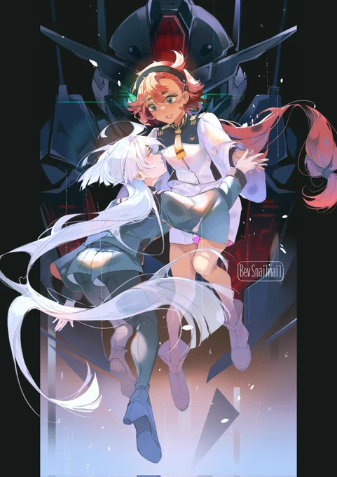LESBEAN GUNDAMS #水星の魔女#witchfrommercury #G_Witch 