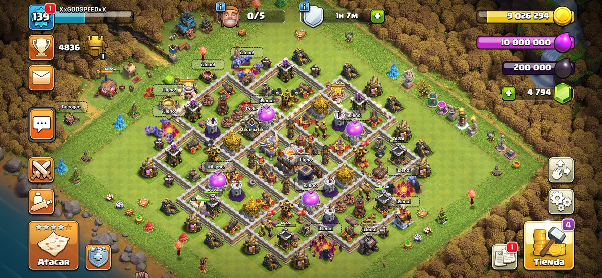 GoditoSsb's tweet photo. #ClashofClans #TH11 
Después de casi 1 mes y medio así siguió mi TH11, va a su ritmo 😅 https://t.co/tupsmb7yyQ