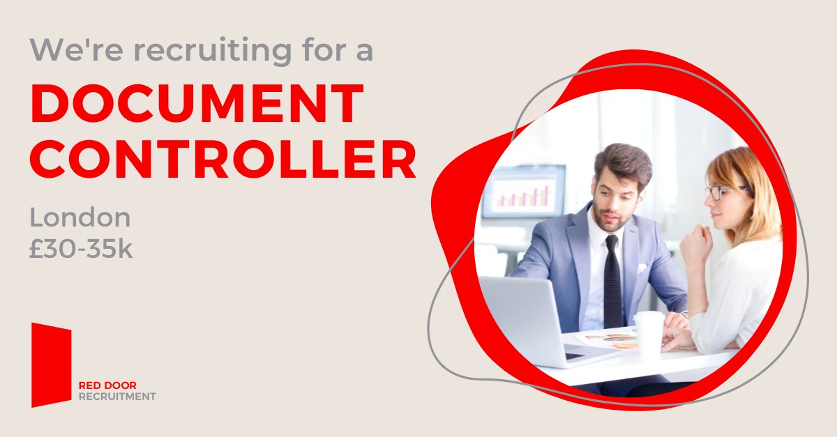 RedDoorRecr's tweet photo. Document Controller | London | £30-35k

Interested?

https://t.co/xUSYr4G0jD

Call us 01727 899490 ☎️

Email your CV info@reddoorrecruitment.co.uk

#DocumentController #London #RedDoorJobs #WeAreHiring #Recruitment #Recruiting #RedDoorRecruitment #Careers https://t.co/vhc1PxPlva