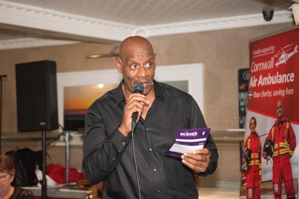cornwallairamb's tweet photo. Last weekend Shaun Wallace from The Chase hosted the Cornwall Channel BIG quiz raising over £5,000, which will fund a helicopter mission
At the event we shared our new Christmas campaign #HelpHolly - you can watch the animation and donate at https://t.co/plncuR4Nt2 https://t.co/EgJjkVuodP