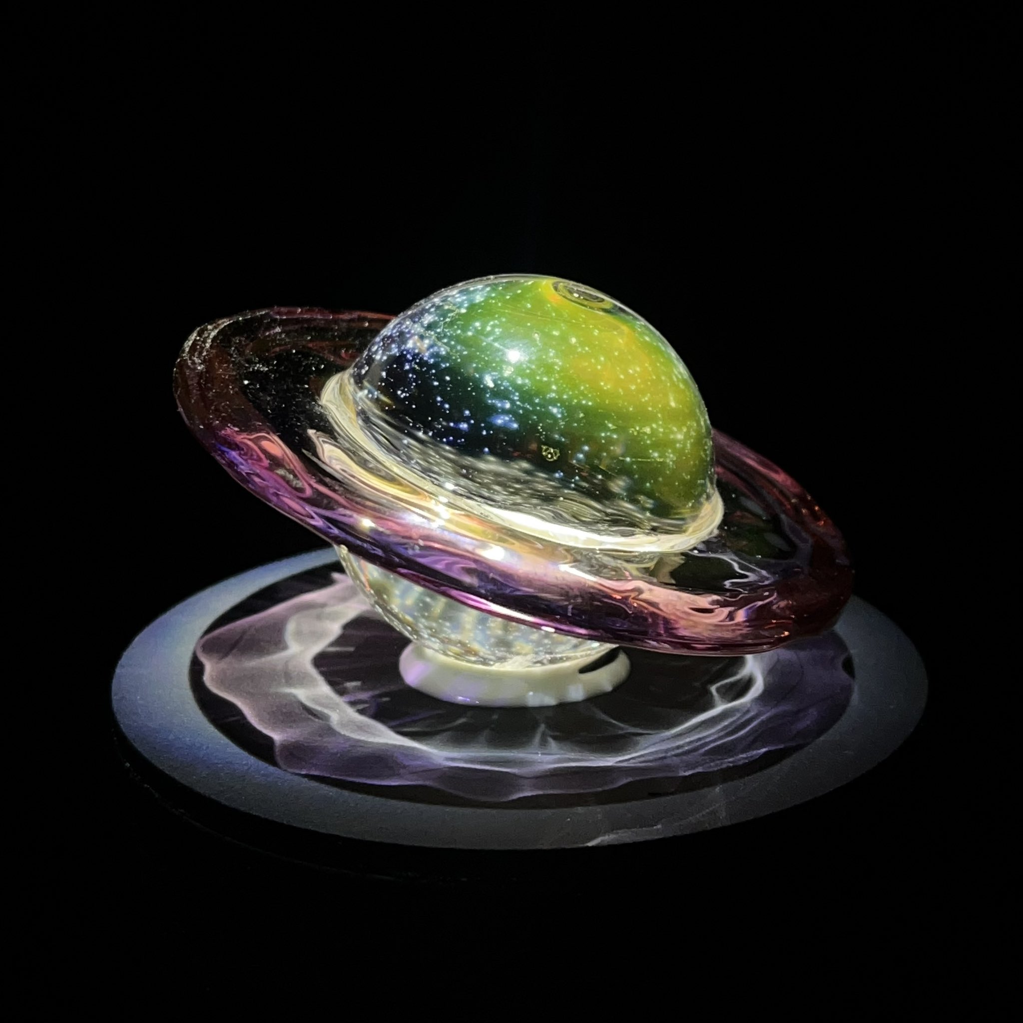 中国唐代練込盤三獣足皿VR7271