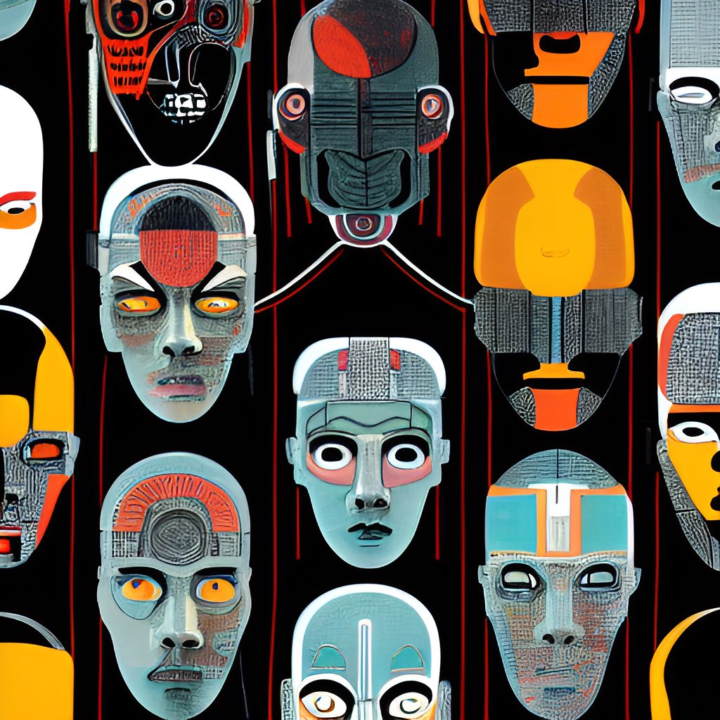 @Dix_eth <a href="/niftygateway/">Nifty Gateway Studio</a> Hi! Here are my entries which I did completely using AI and my passion for art (big fan of Basquiat and Bosch) and aliens/cyborgs 😃 Cheers!