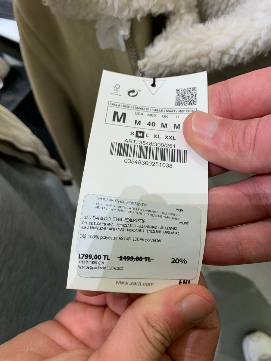 uugurkaya's tweet photo. Aynen kardeşim Black friday falan ahahahahahaha #zara https://t.co/l7pNtzqda3