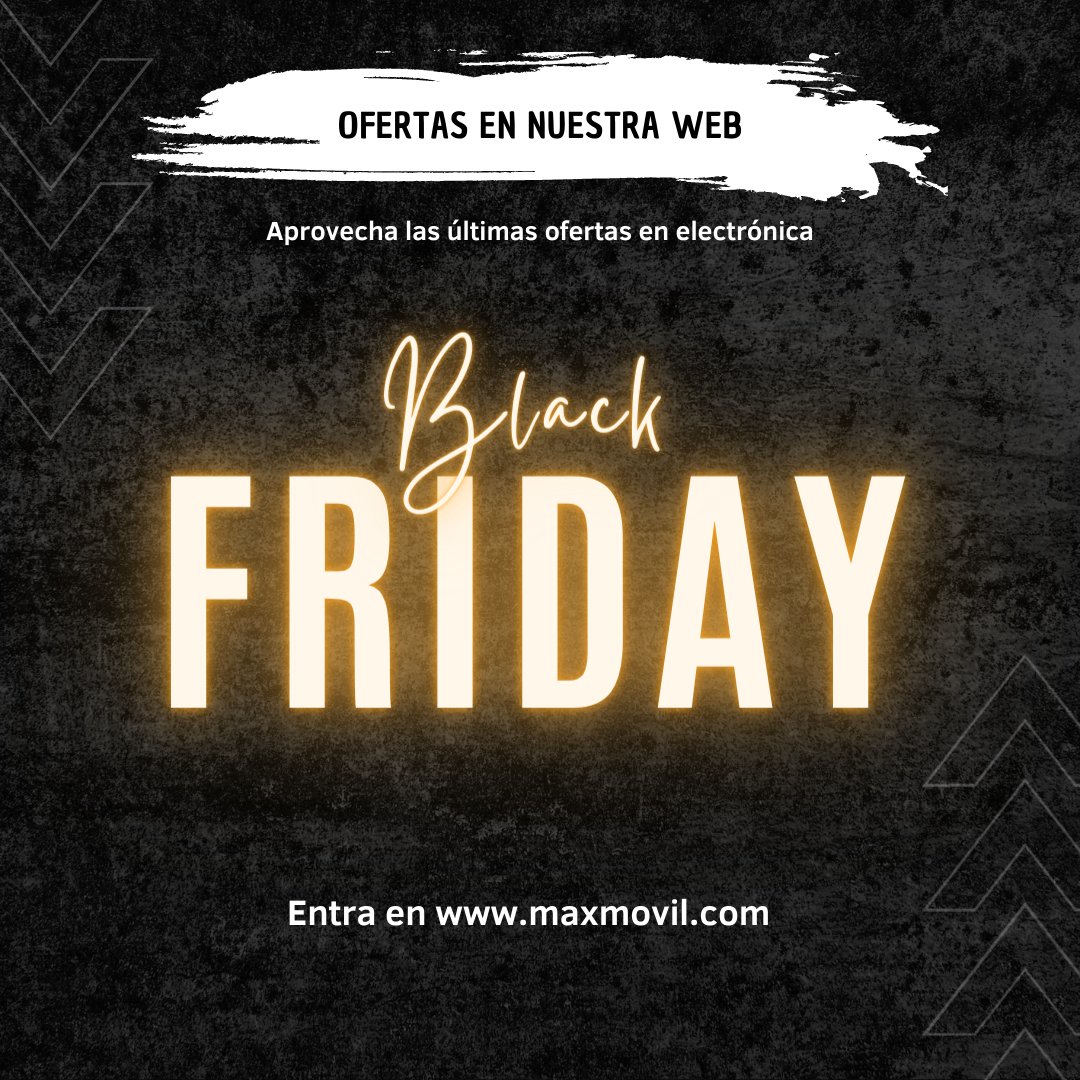 🎊😁¡YA ESTÁ AQUÍ #BLACKFRIDAY!😁🎊

¿Te lo vas a perder?

Entra en maxmovil.com y descubre nuestras #ofertas en #smartphones, #Tablets y #wearables. 🤩

¡No te lo pienses! 

bit.ly/3TAqEOS

#blackfriday2022