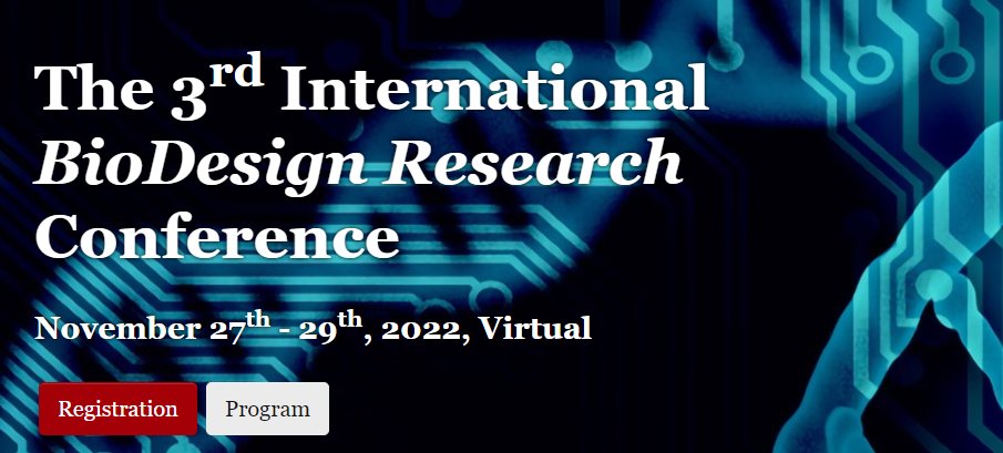 Two more days to the start of the 3rd International BioDesign Research Conference #IBDRC2022 on the advances in #syntheticbiology on de novo design of molecules, plants, microbes, human health. This year hosted by China, free registration at: confrxiv.com/IBDRC2022/prog…