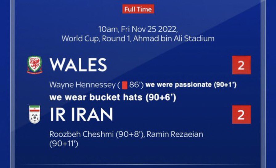 Good result for Wales 👏