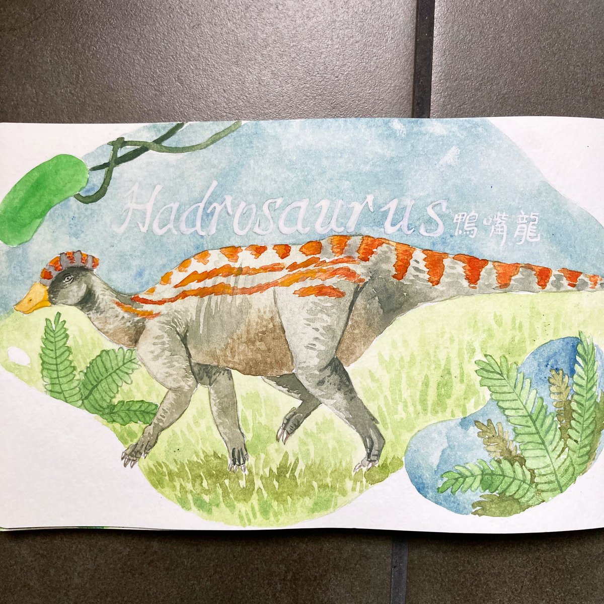 namdraw's tweet photo. 不專業恐龍教室之鴨嘴龍 Hadrosaurus 篇
意為「健壯的蜥蜴」
是全世界第一個架設的恐龍骨架

資料來源：截止2022年3月google

#namdrawing #illustration #香港插畫 #dinosaur #dinosaurart #handdrawing #鴨嘴龍 #hadrosaurus https://t.co/n4sKWOSIOd