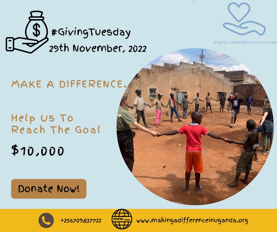 Join the #GivingTuesday movement. Donate to support kids on streets in Kisenyi, Kampala today! Donate here donorbox.org/makingadiffere… 
#GivingTuesday #medical #community #savethechildern