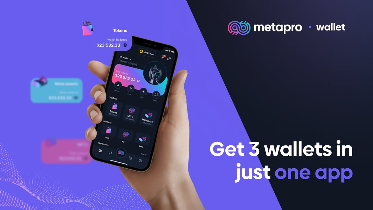 metaproapp's tweet photo. Besides #MetaAssets βΎ you can also easily inspect common #NFTs that are stored in your #cryptowallet.
You can do it through 'Collectibles' tab in your #metaproapp π²
Don't have it yet? Check this out below β¬οΈ and take part in our events.
#MetaproBornToPlay
(1/2) https://t.co/T46ctgc0sd