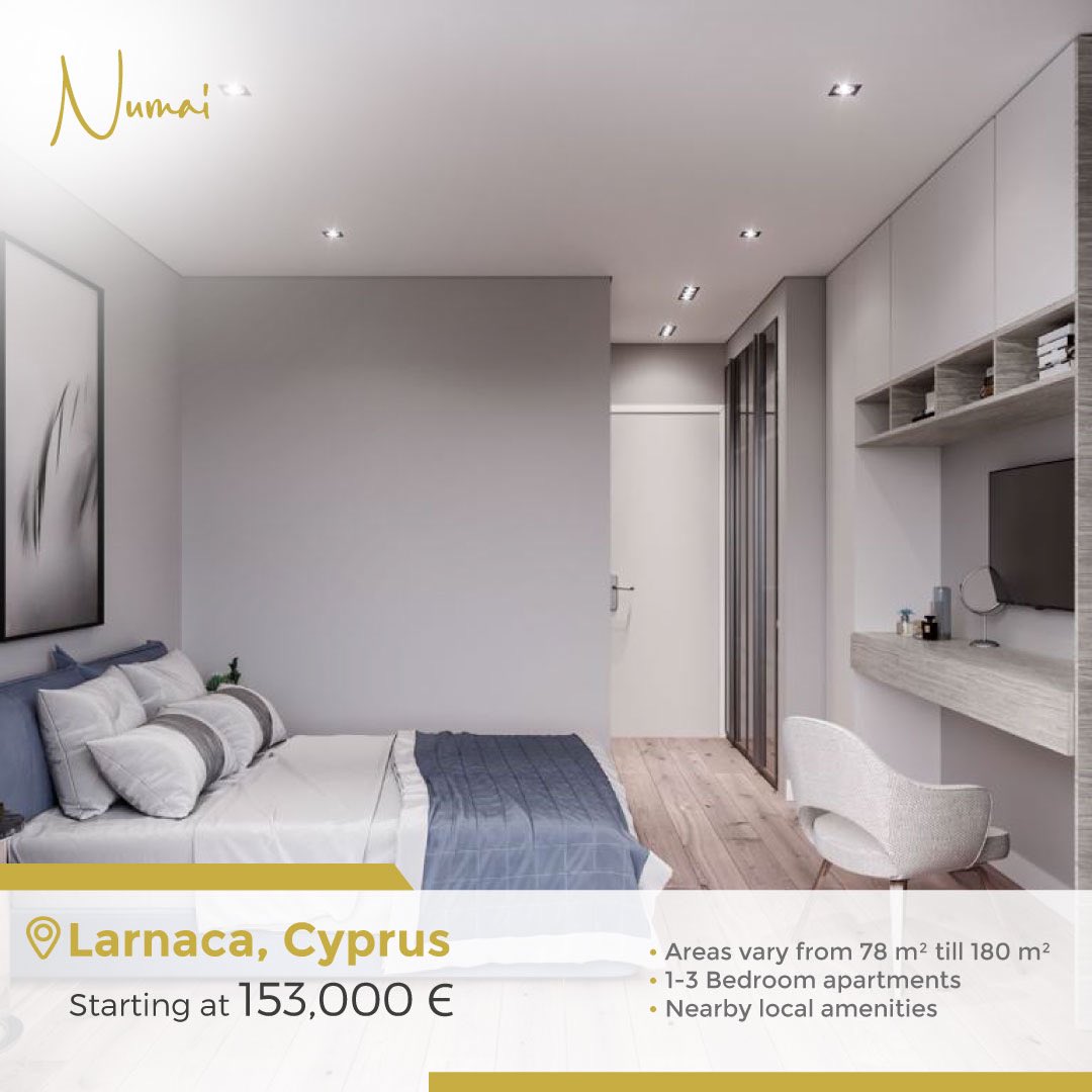 Elegant 1-3 bedroom apartments  located in Larnaca, Cyprus. Spacious rooms and modern interiors where It is strategically located nearby local amenities. 
📞 Call us for more details +971 525352828

REF#: NM-CYA-11-1

#NumaiRealEstate #RealEstate #Numai #BuyRealEstate #Investment