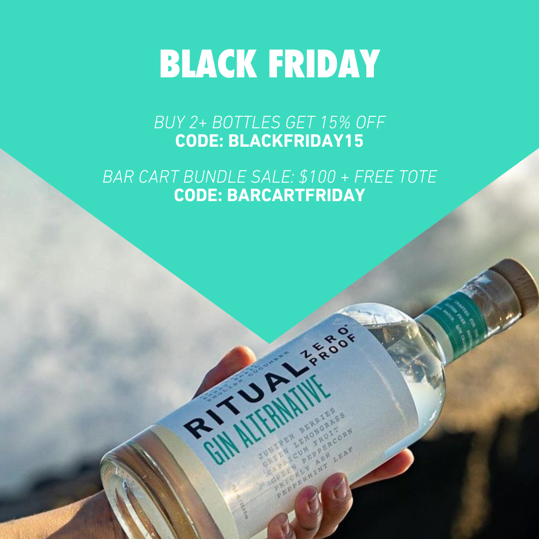 Black Friday is here 🥳

Whether you’re buying for a secret Santa, work gathering, stocking stuffer, party host or more… Ritual makes the perfect gift 🎁 

Shop all weekend long with the codes above!

#blackfriday #nonalcoholic #sobercurious #christmasgifting #giftguide #
