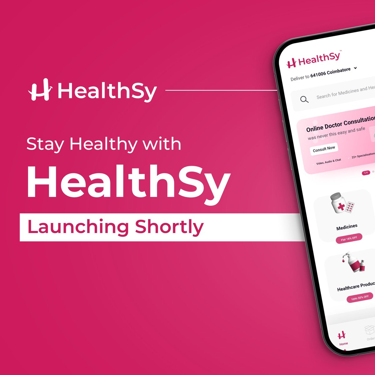 healthsyapp's tweet photo. #StayHealthyWithHealthSy #HealthSy #LaunchingSoon ππ² https://t.co/iIvDPmgmt5