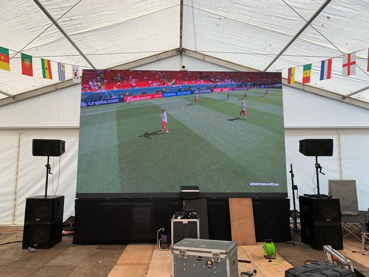 If you’re undecided where to watch the England v USA game tonight why not pop down to the Triton fan park tonight in Brantingham, £60 for a table of 6 with a huge screen and bar.
