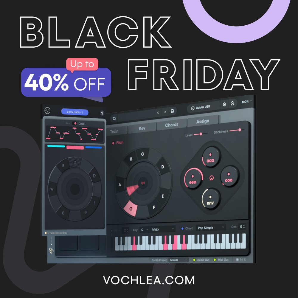 Our Black Friday Sale IS ON!! Head to vochlea.com for some of our biggest ever discounts 🎤 Sale ends November 30th⏳