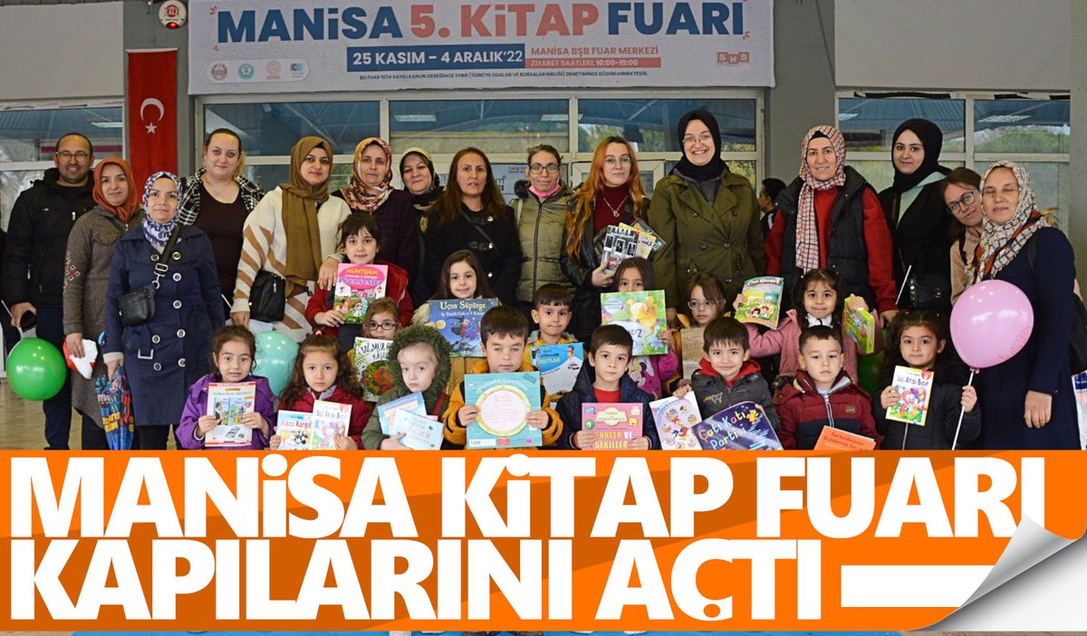 Manisa Kitap Fuarı kapılarını ziyaretçilerine açtı manisakulishaber.com/manisa-kitap-f…