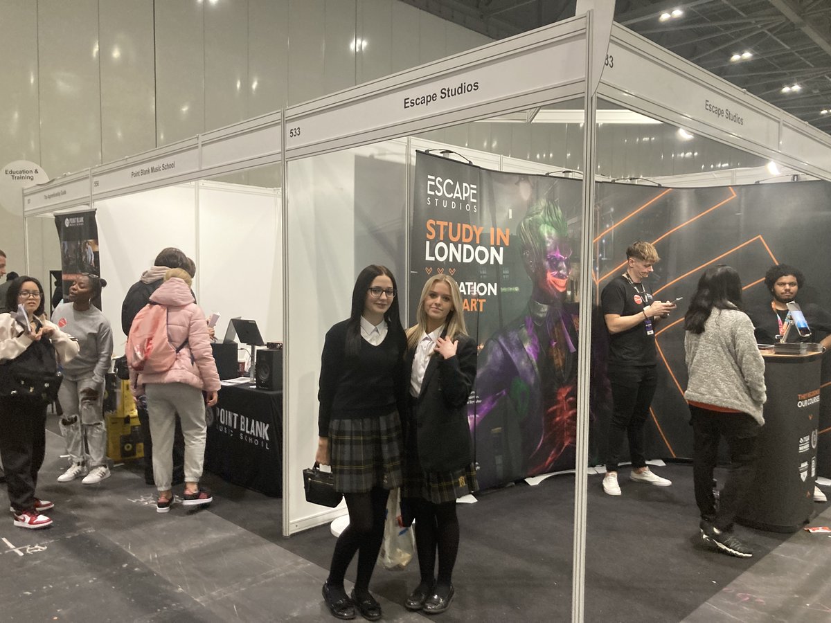KHA students enjoying a fantastic day at the National Skills show at Excel.  Our students have been visiting a variety of exciting stands to explore future skills  <a href="/SkillsLondon/">Skills London</a>