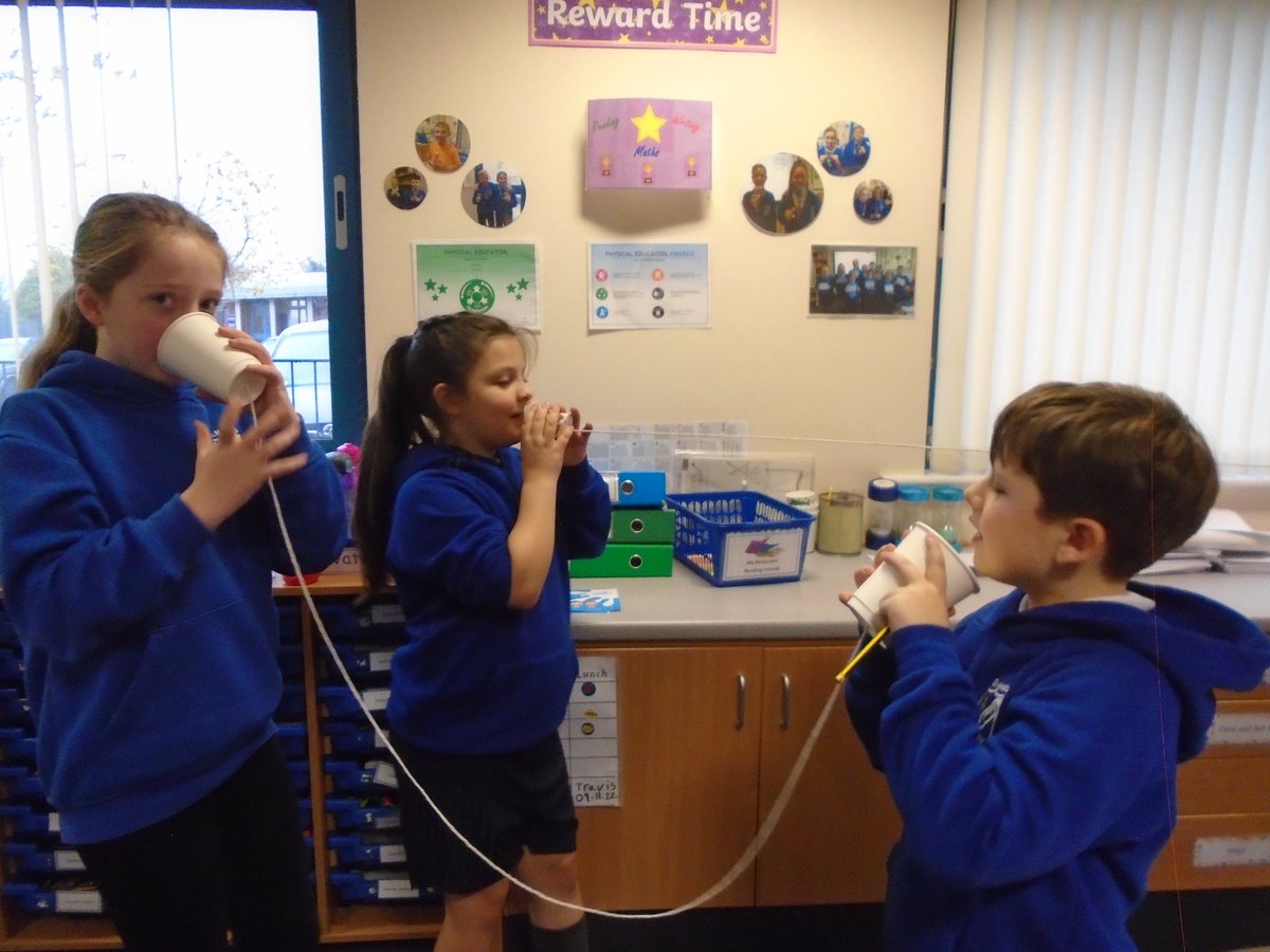 stmonicasbootle's tweet photo. Year 4 have enjoyed exploring how sound travels through our string telephones. #sound #year4scienceπ https://t.co/84fvZDZx5M