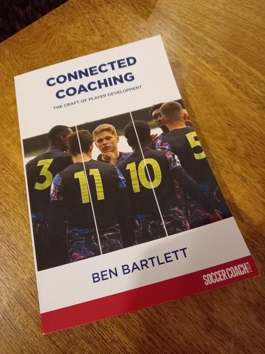 karl7olley's tweet photo. Enjoyed getting stuck into this last night 📖
Really enjoy writings that stretch your thinking 🤯
Thanks for sharing your thoughts @benbarts 🤝
@SoccerCoachWeek #ConnectedCoaching https://t.co/UJZFFGKQBC