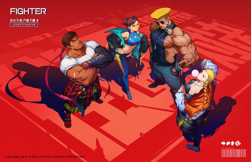 daily fighting games on X: street fighter duel illustrations by