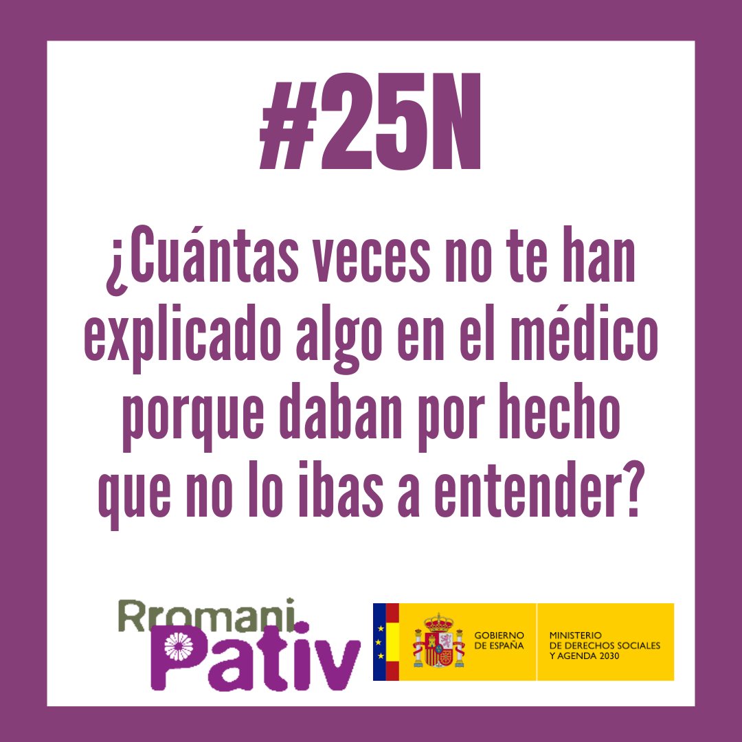 RromaniPativ's tweet photo. Hoy #25N queremos reivindicar la eliminación de las violencias contra las mujeres. Y recordar la #interseccionalidad a la que se enfrentan las #mujeres #gitanas https://t.co/glQGXSBZC4