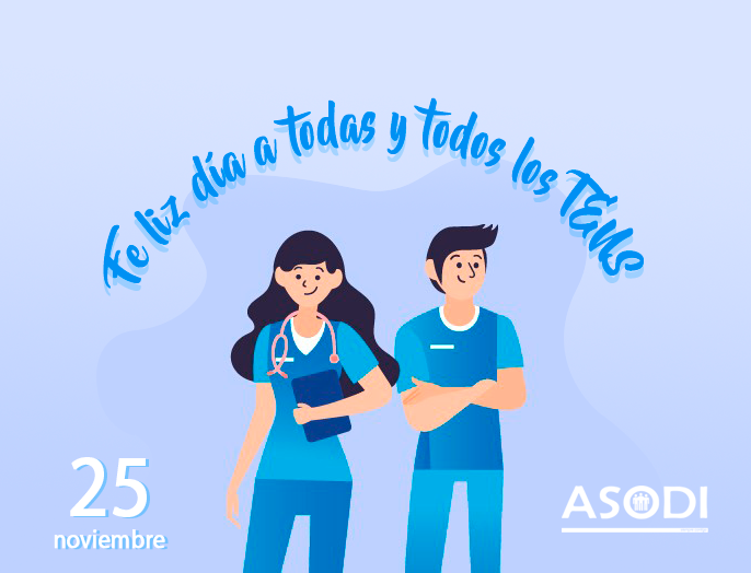 AsodiChile's tweet photo. 💙 Hoy conmemoramos el Día de los y las Técnicos en Enfermería de Nivel Superior (TENS): profesionales importantísimos en todo equipo de salud, considerados "la primera línea" en la asistencia pública y privada. Felicitamos a todas las #TENS que integran nuestro equipo en #ASODI https://t.co/AlQu4cTSKc