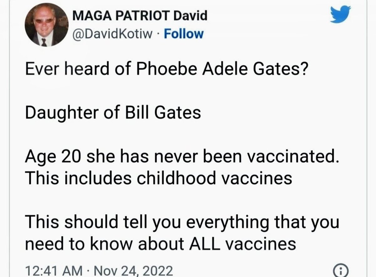 PerKlausen5's tweet photo. Bill Gates thinks that the whole world should take the 💉 except his family.
I wonder why? https://t.co/nnzIMIeqGM