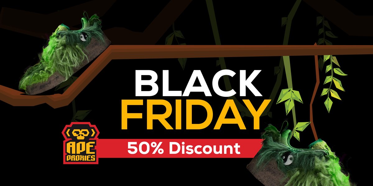 🚨 BLACK FRIDAY DISCOUNT 🚨

50% OFF ALL OUR PROXIES PACKAGES ⌛️

Coupon Code: FRIDAYAPES 

CPFM x Nike Dunk Low Grinch is dropping soon 🔥

Join our Discord for a HUGE PROXIES GIVEAWAY 
discord.gg/z2QsGPFHU8
