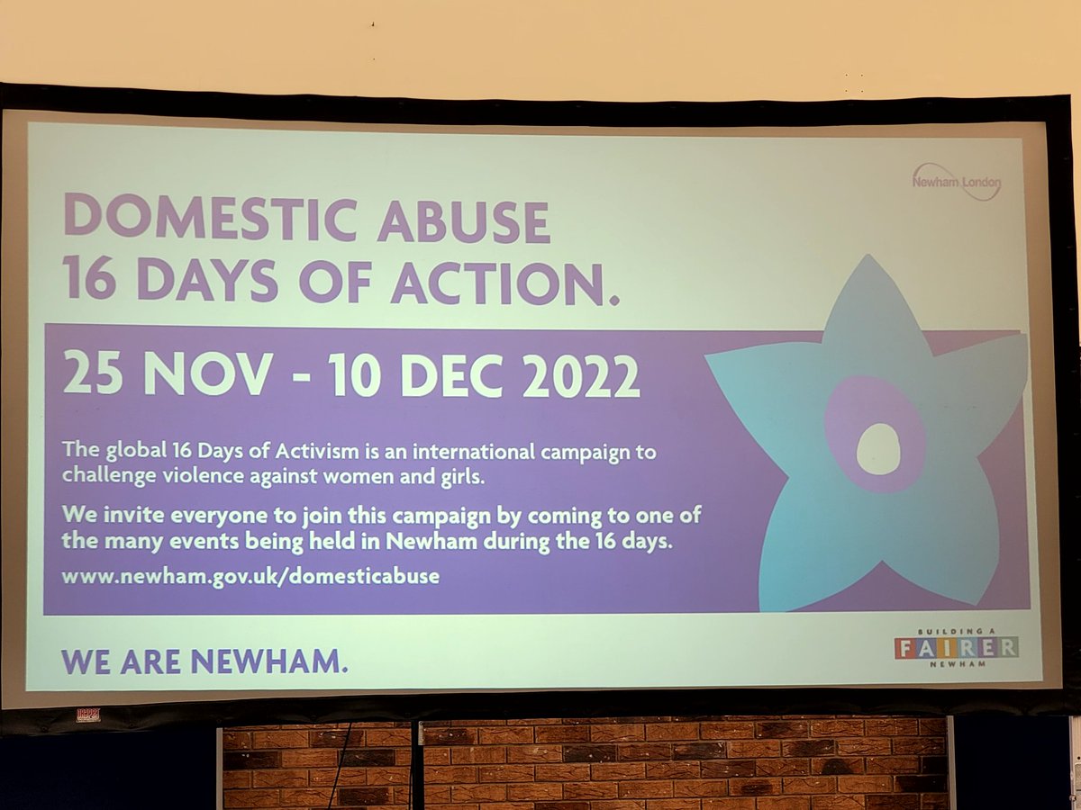 It was a pleasure to meet the The Mayor of Newham <a href="/rokhsanafiaz/">Rokhsana Fiaz OBE</a> Thank you for listening and understanding and sharing your thoughts #16daysofactivism2022 <a href="/NewhamLondon/">Newham London 💙</a> <a href="/MPSNewham/">Newham MPS | North East BCU</a>