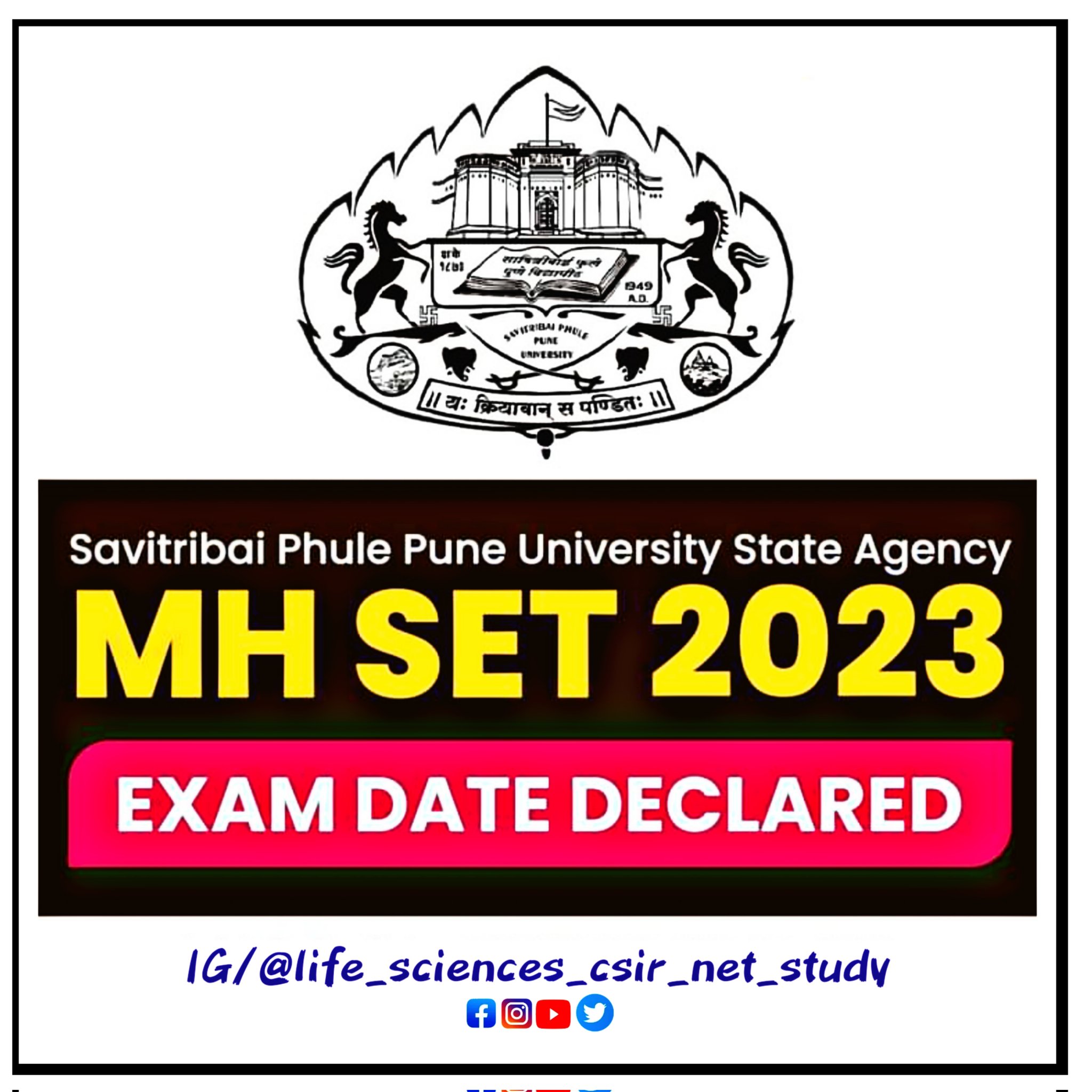 on Twitter " MHSET 2023 Exam Dates