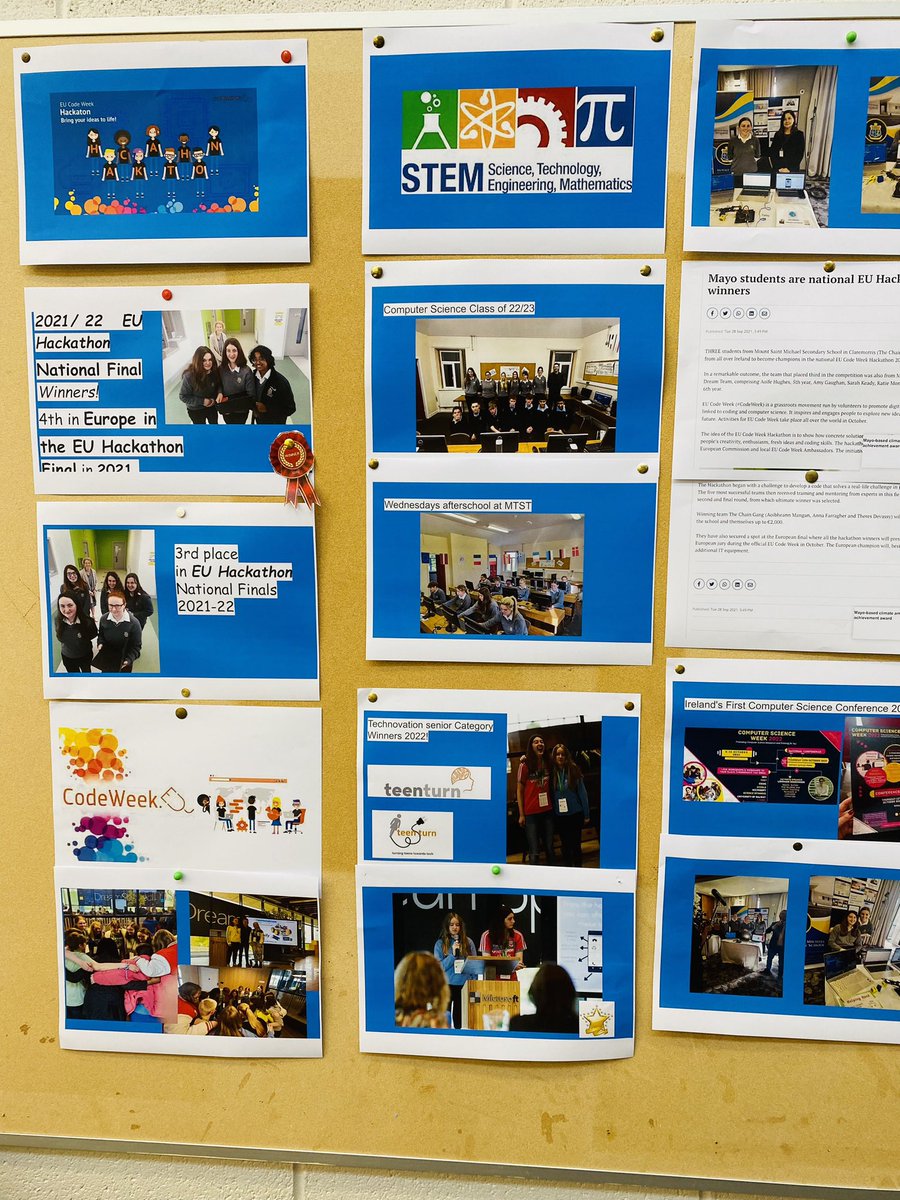 IseultMangan's tweet photo. Very excited to be representing @TeenTurn in @MountStMichael1 to launch an amazing Leaving Cert Computer Science initiative between Mt St Michael and @SaintColmans in Claremorris that we play a role in supporting the students in!! https://t.co/h2UPvvQH9f