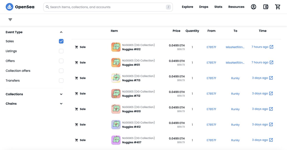 So theres always wins/losses in NFTs but figured I'd share this latest win we got from @kaiyabunga in the <a href="/LobsterBC/">Lobster Beach Club</a> alpha chat! My goal these days is to 🐳 into projects &amp; sell some early on &amp; HODL the rest as the projects grow! So I minted 20 <a href="/NUGGIESNFTs/">Nuggies NFTs ™️</a> NFTs for...