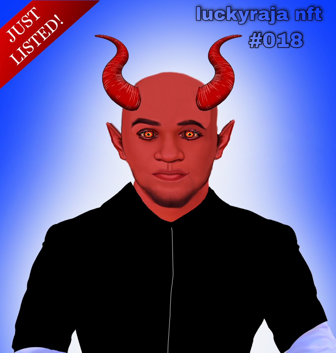 luckyraja_nft's tweet photo. I'm a nft artist create a luckyraja nft 

If you want to see my art visit my collection link in below : 
🔗 Nft buy link: https://t.co/ztyiimIqxm

#nft #NFTGiveaways #luckyrajanft #devil #devilnft #bestsellnft #nftart #NFTCommunity #NFTartists #nftofday https://t.co/ScYJHz366S