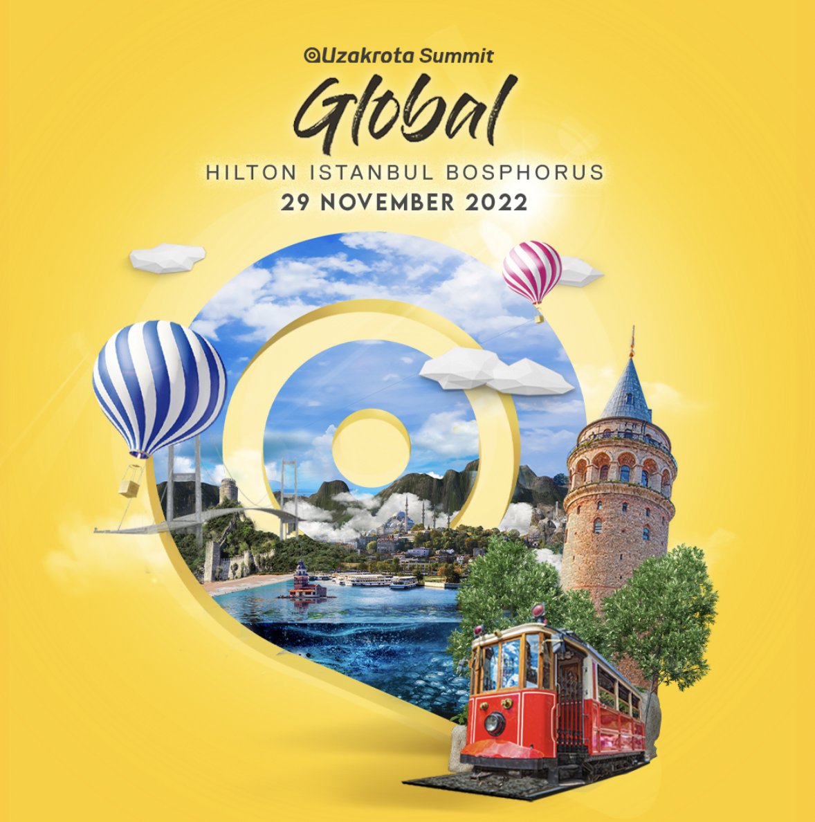 Türkiye ve dünyanın en büyük tur operatörü, havayolları, turizm tanıtma ofisleri, Cruise şirketleri ve turizme dair her şeyi bulabileceğiniz Uzakrota Travel Summit için, platformumuza hemen üye olan ilk 50 takipçimize ücretsiz bilet vereceğiz. KesifTutkunu.com.tr gir, üye ol.